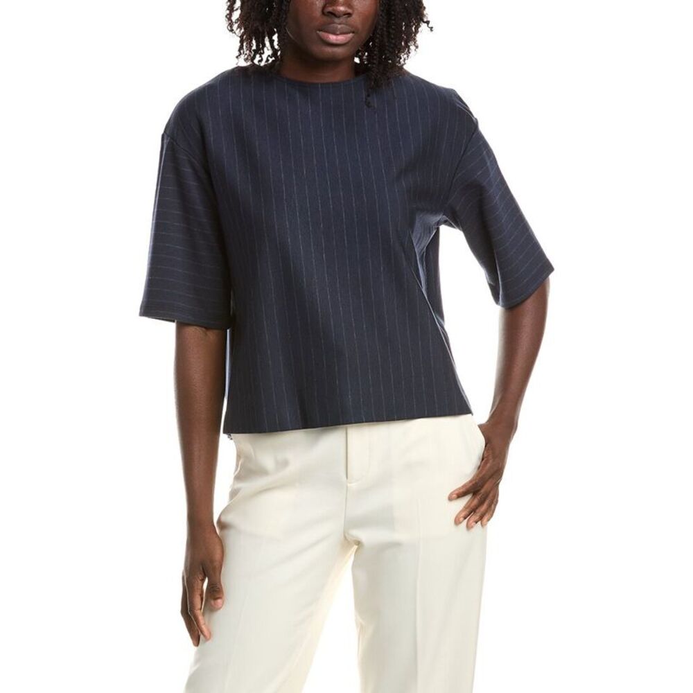 Max Mara Womens Mm By Kaya Blouse, Blue